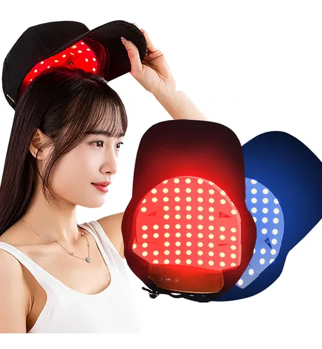 Gorro LED Capilar Premium con luz roja y azul